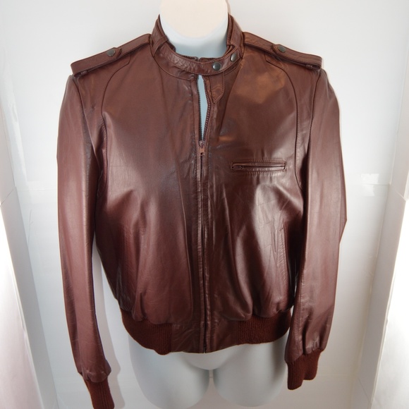 💃🏻HP 4/27💃🏻 Berman's Leather Moto Jacket - Picture 2 of 8
